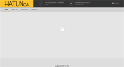 Desktop Screenshot of hatunca.com.tr